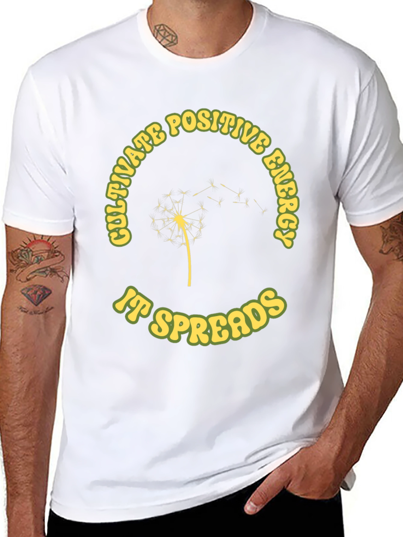 Cultivate Positive Energy Graphic Tee
