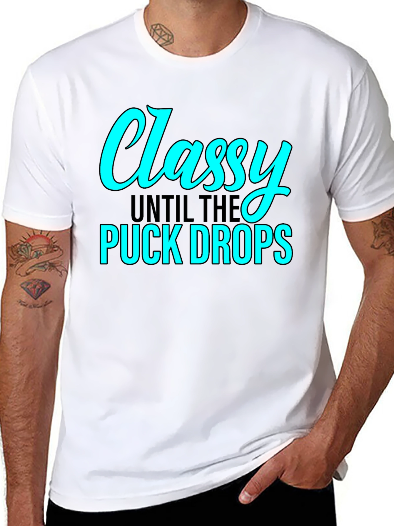 Classy Until The Puck Drops T-Shirt