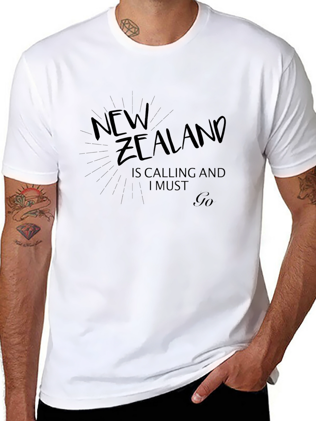 New Zealand Calling Tee - Must Go T-Shirt