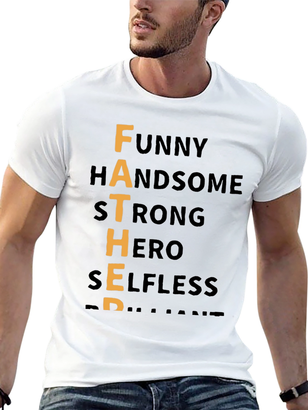 Father Funny Handsome Hero T-Shirt