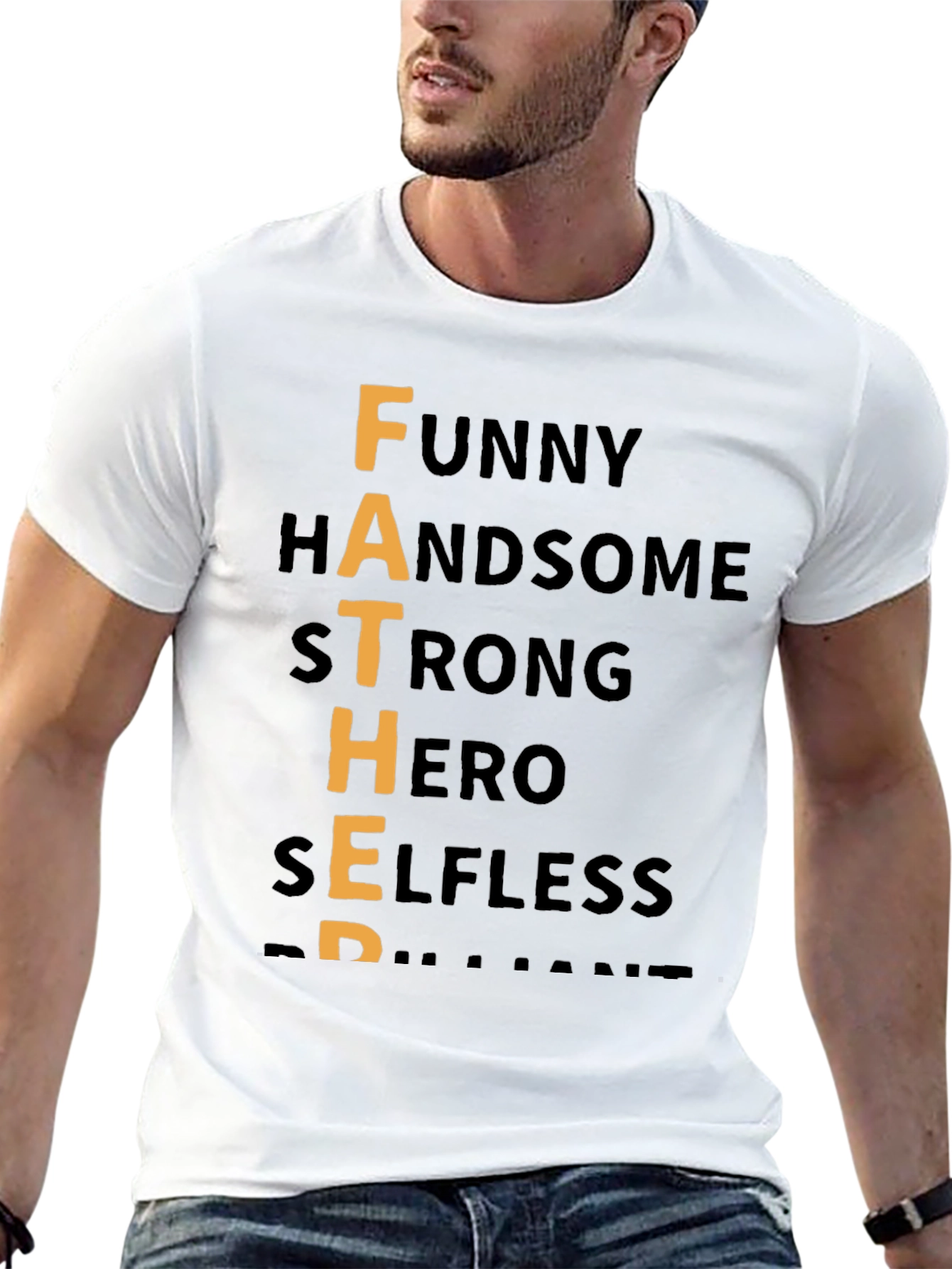 Father Funny Handsome Hero T-Shirt