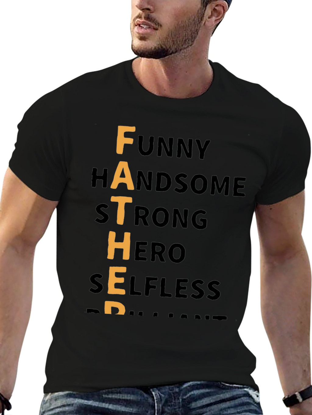 Father Funny Handsome Hero T-Shirt