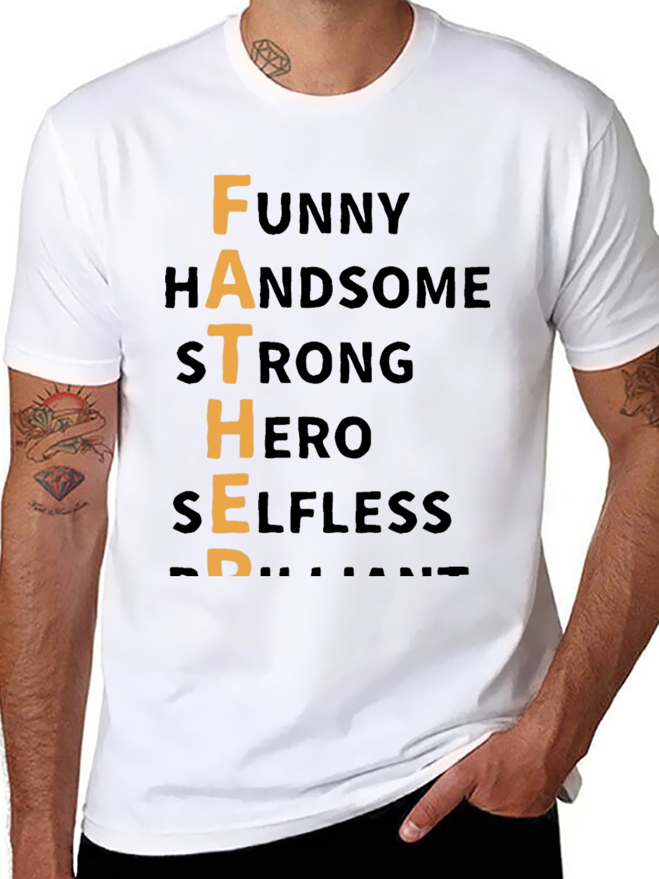 Father Funny Handsome Hero T-Shirt