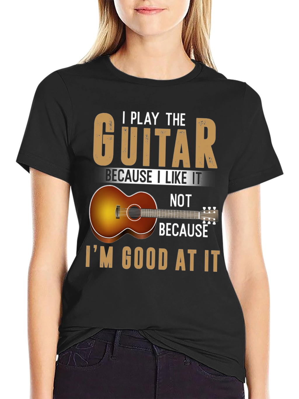 Guitarist Tee: I Play Because I Like It