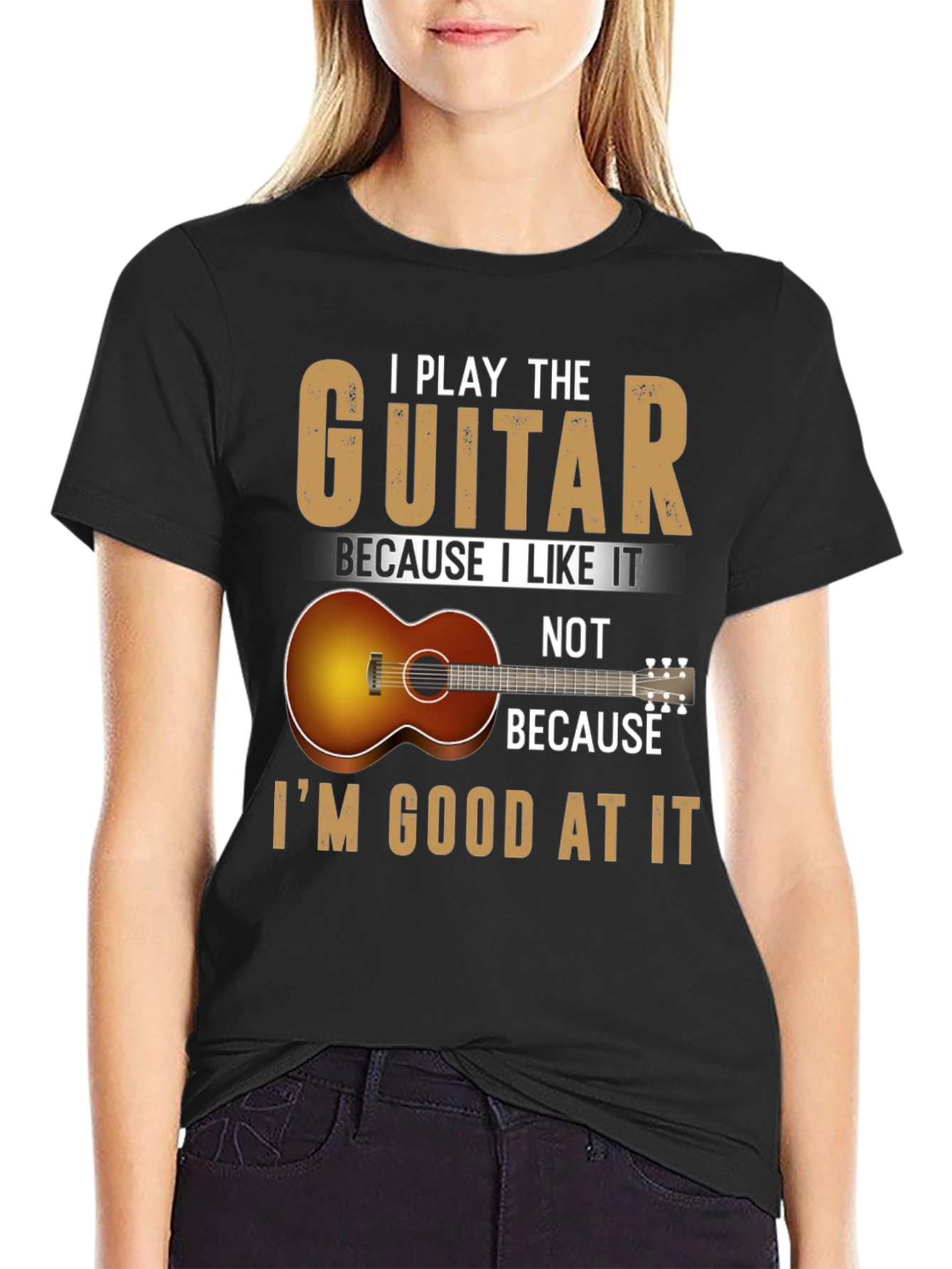 Guitarist Tee: I Play Because I Like It