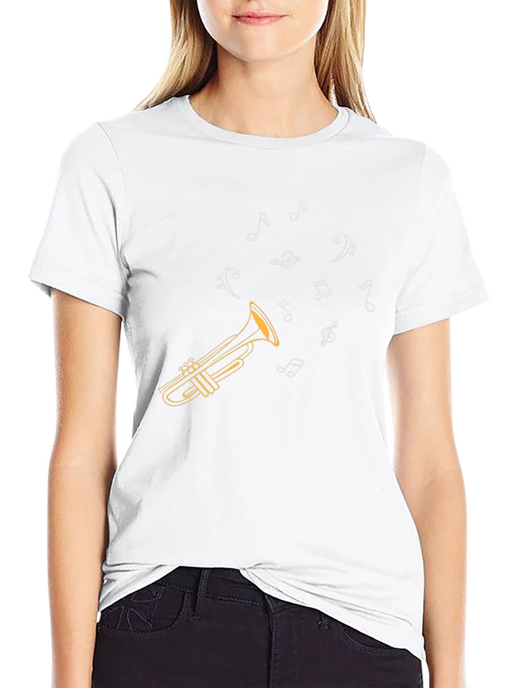 Musical Trumpet Graphic T-Shirt
