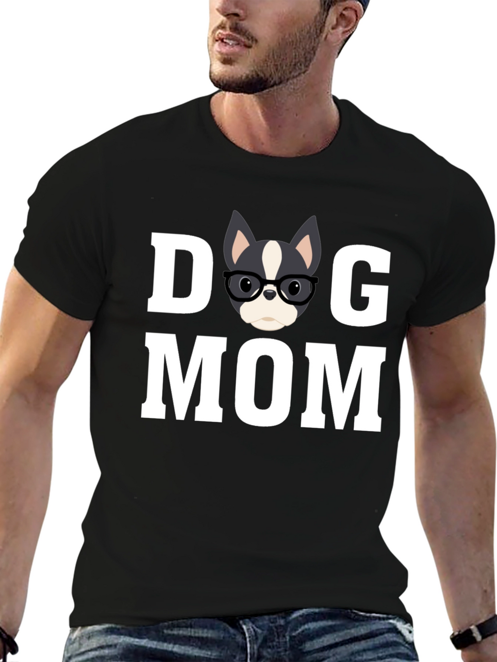 Dog Mom Graphic T-Shirt