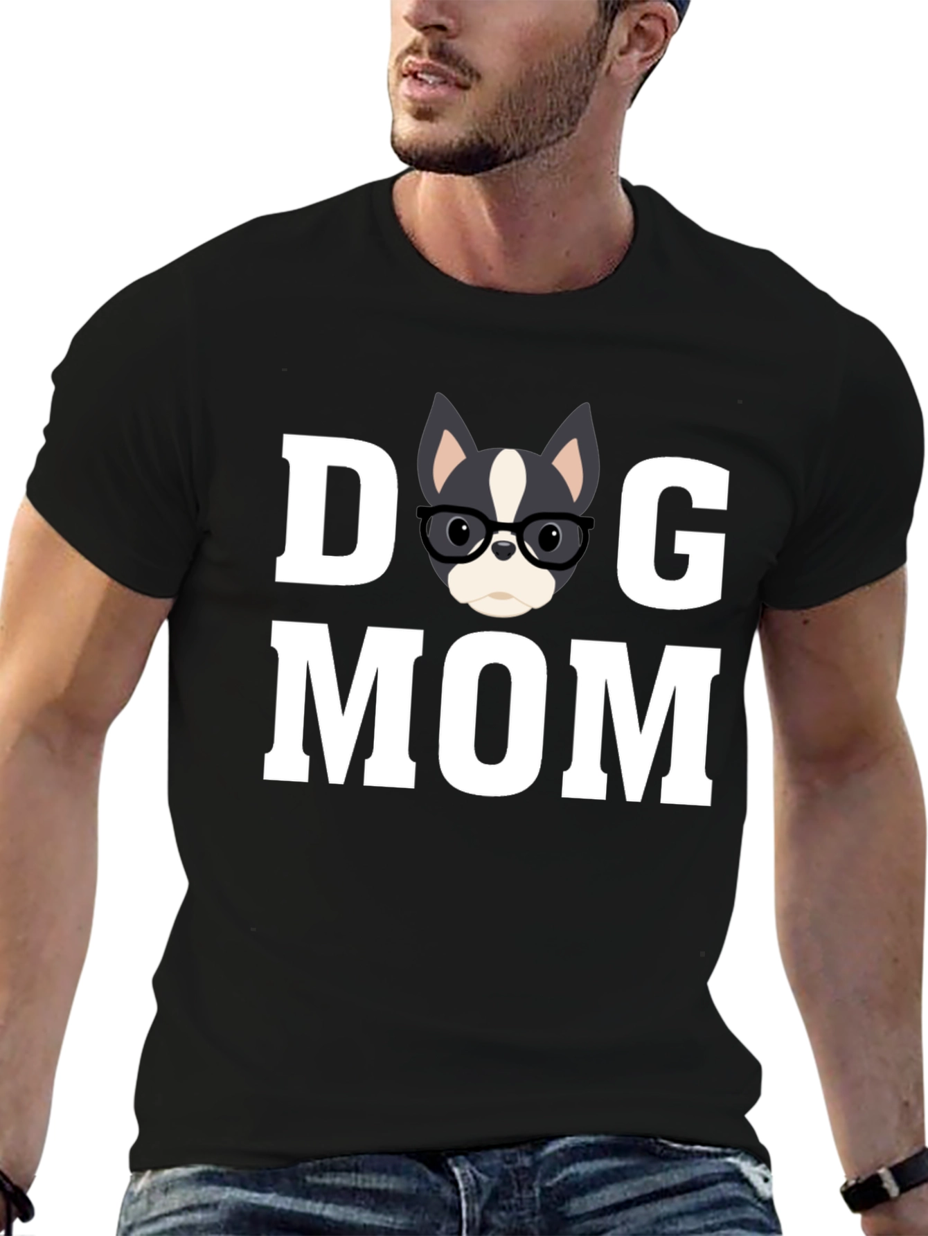 Dog Mom Graphic T-Shirt