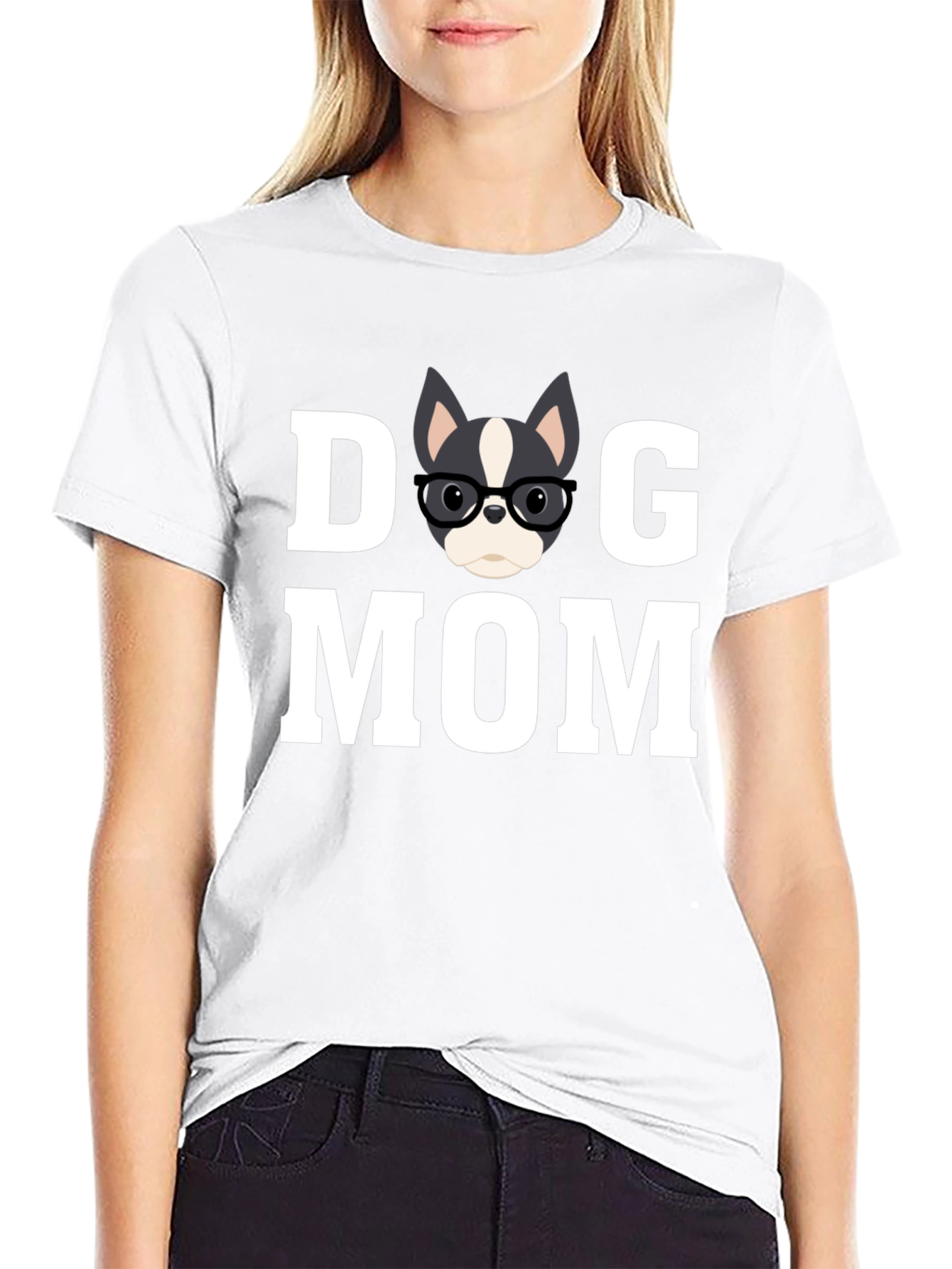 Dog Mom Graphic T-Shirt
