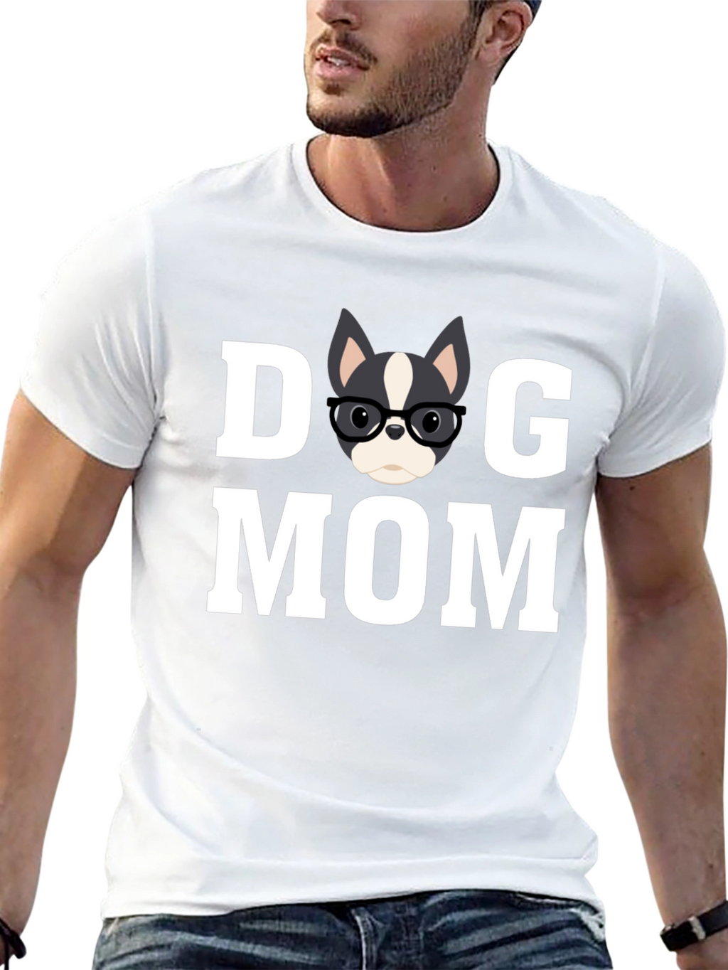 Dog Mom Graphic T-Shirt