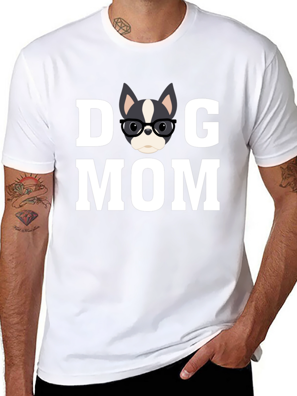 Dog Mom Graphic T-Shirt