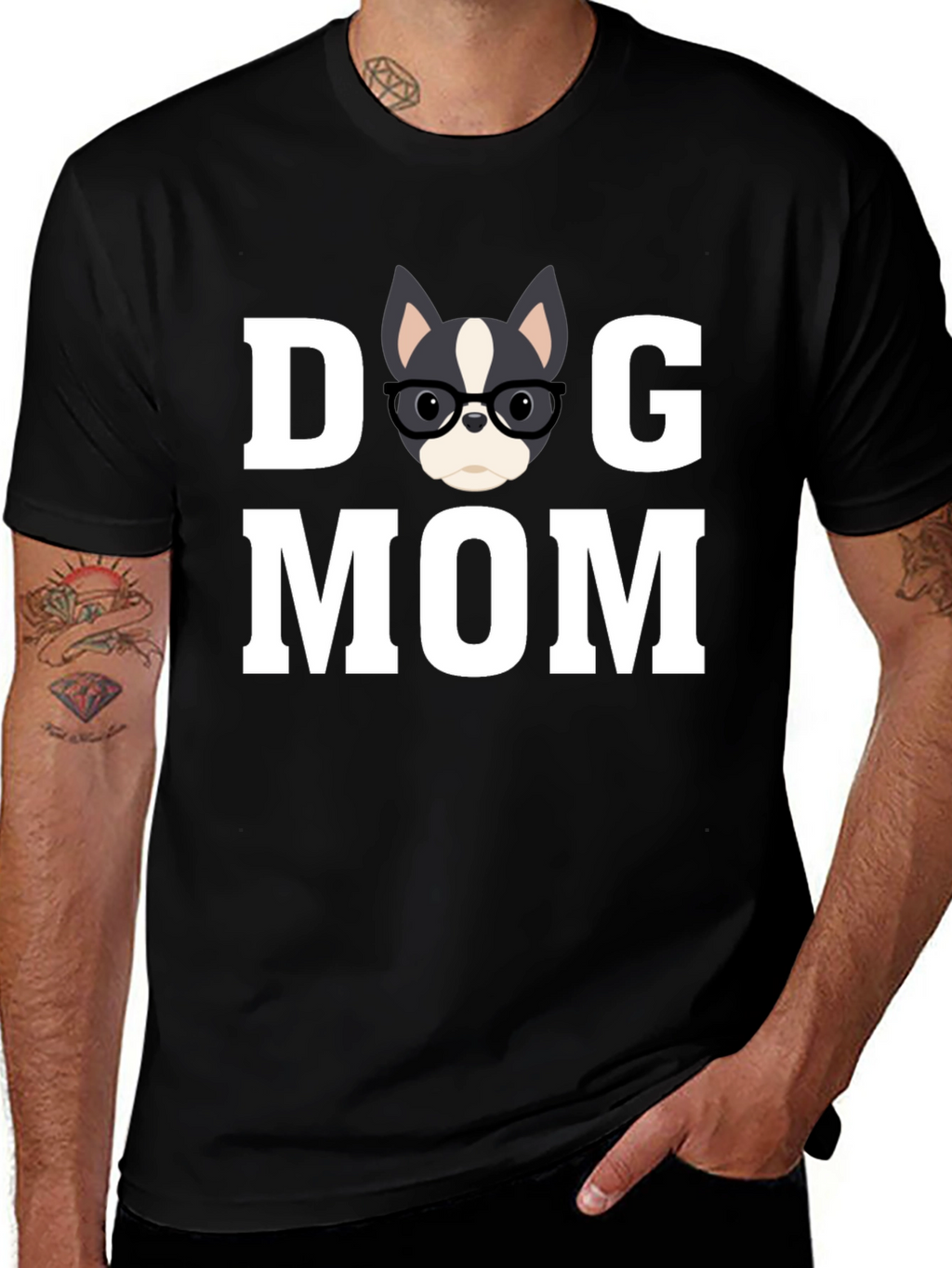 Dog Mom Graphic T-Shirt