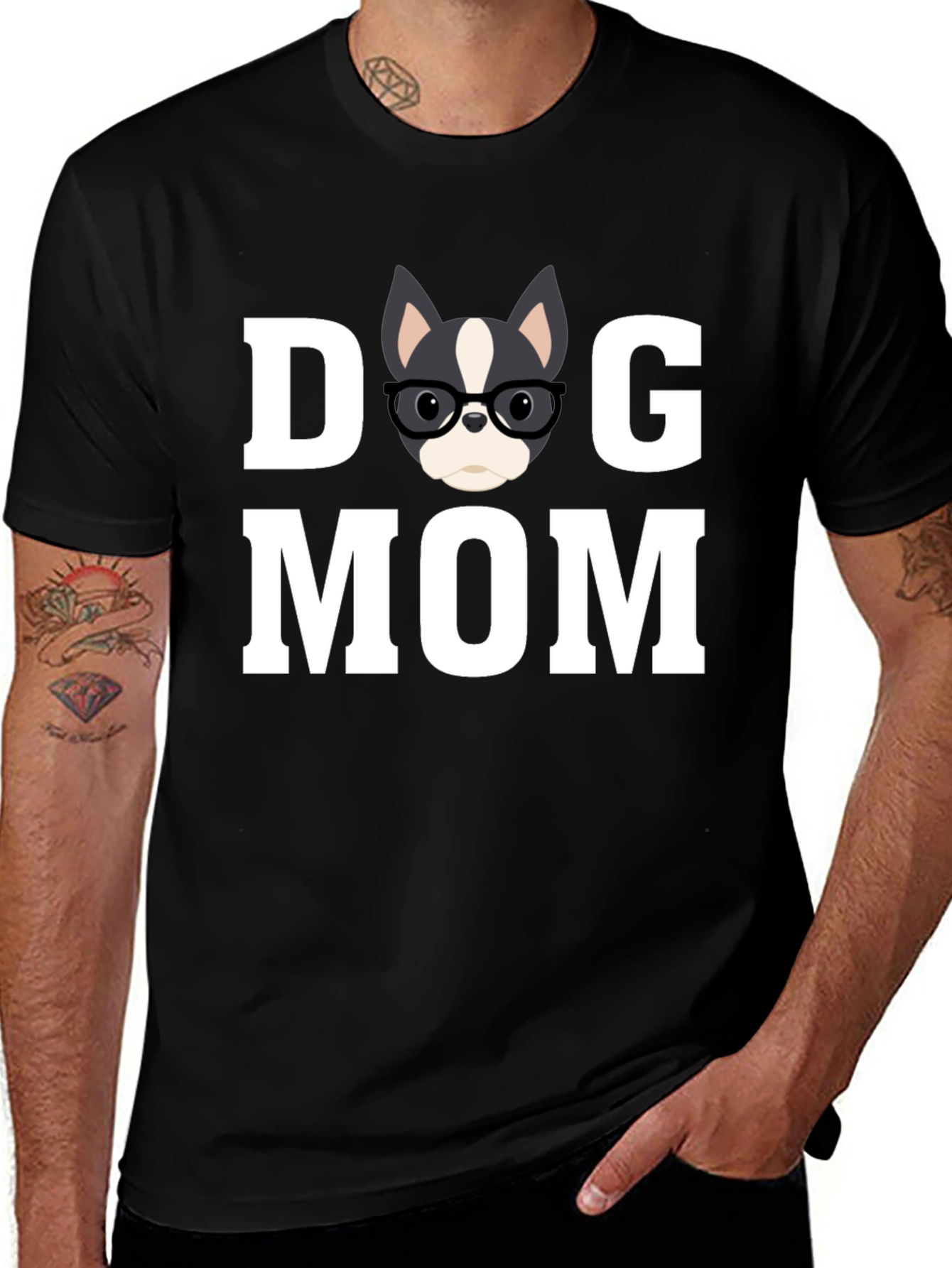 Dog Mom Graphic T-Shirt