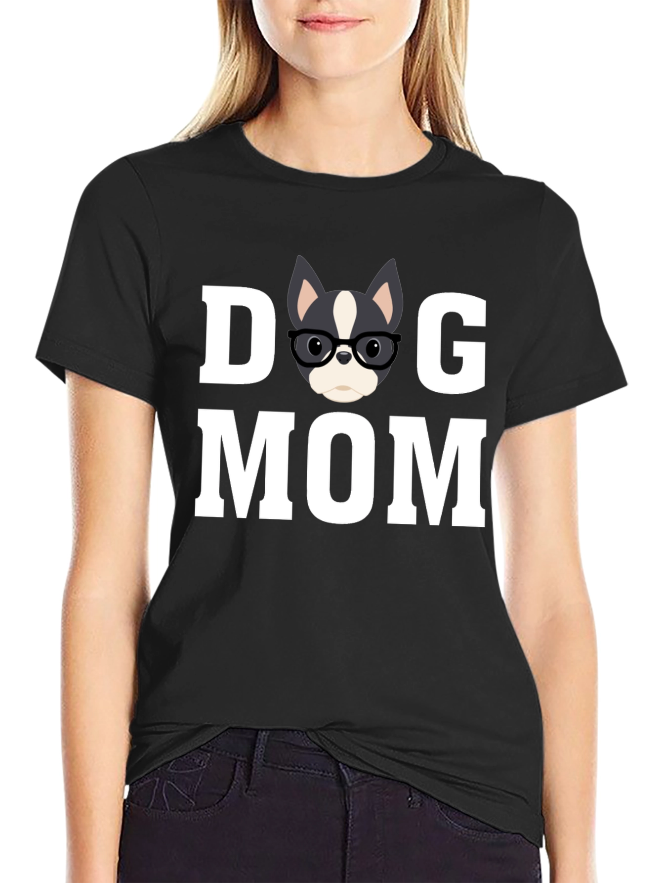 Dog Mom Graphic T-Shirt