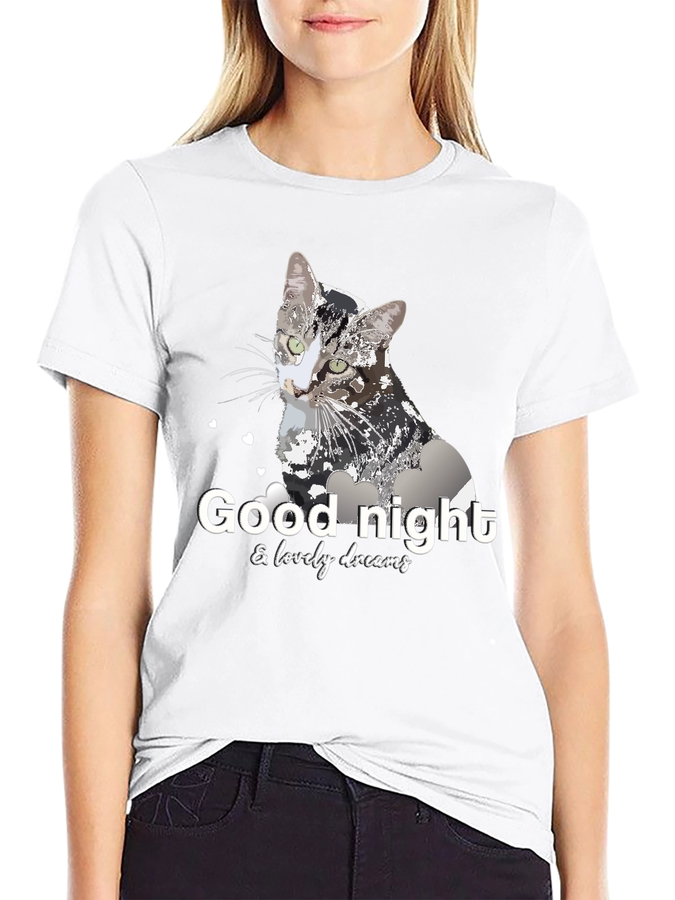 Good Night Cat T-Shirt
