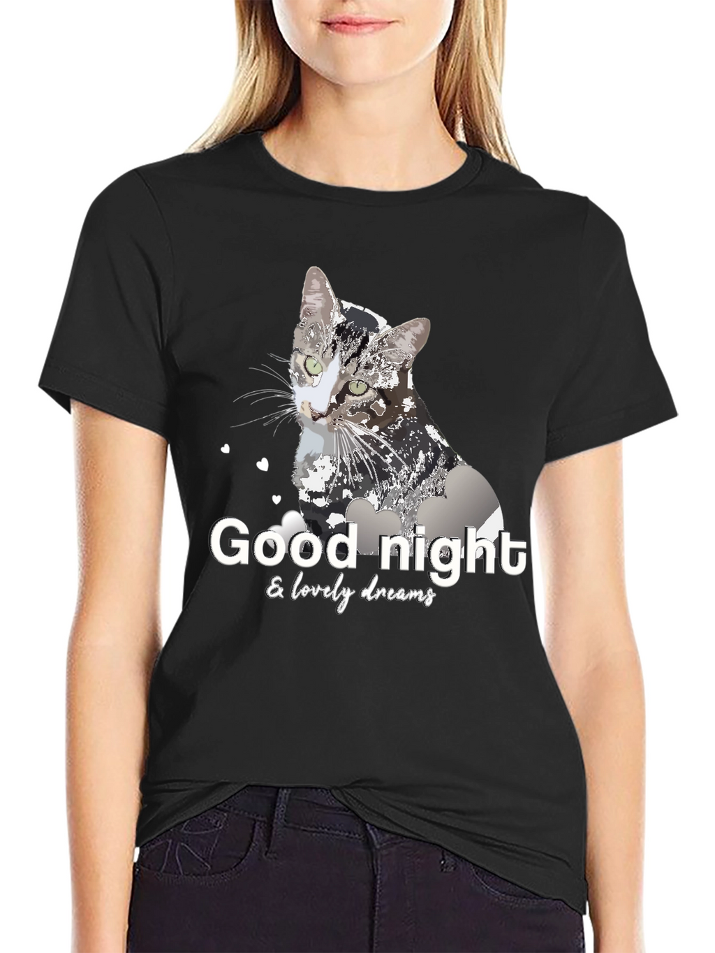 Good Night Cat T-Shirt