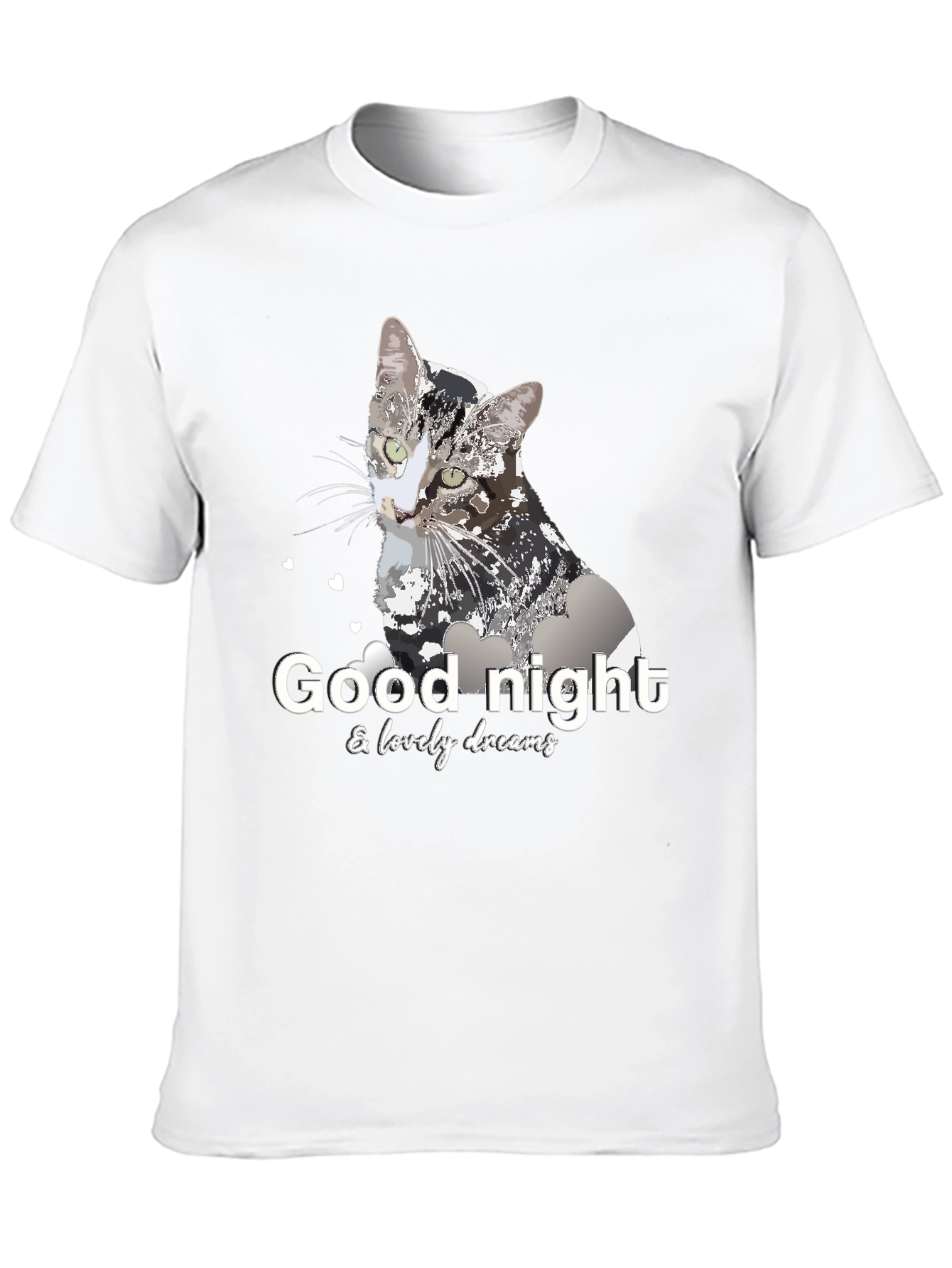 Good Night Cat T-Shirt