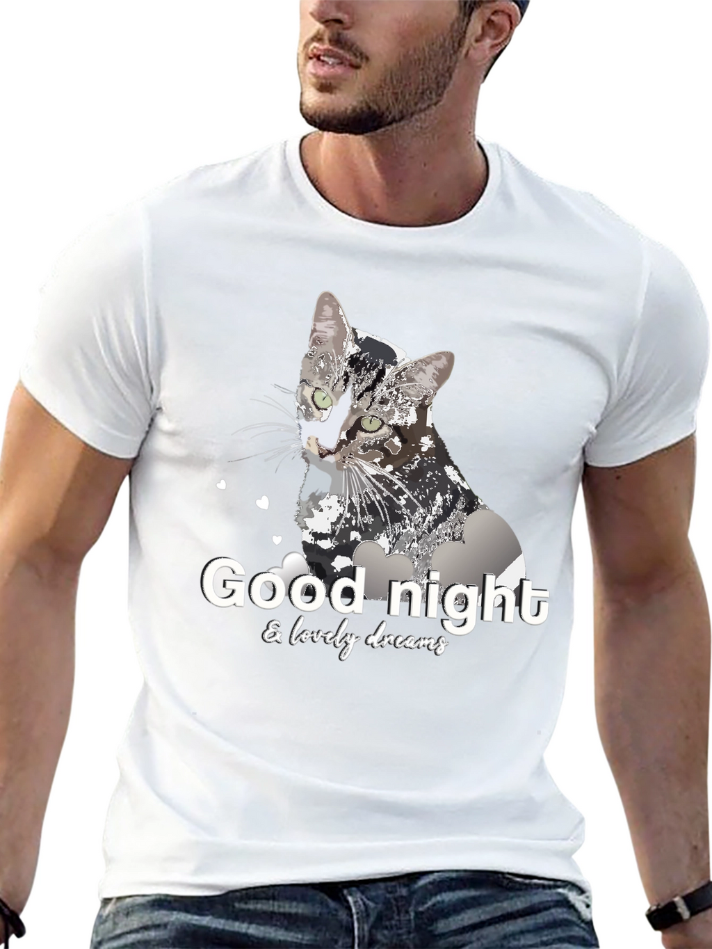 Good Night Cat T-Shirt