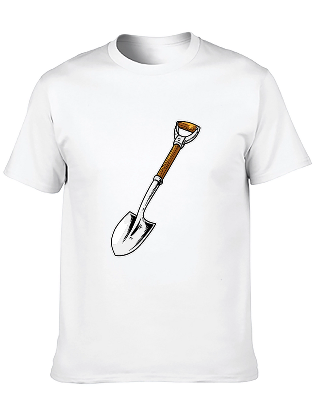 Shovel Graphic Tee - Black Cotton Blend