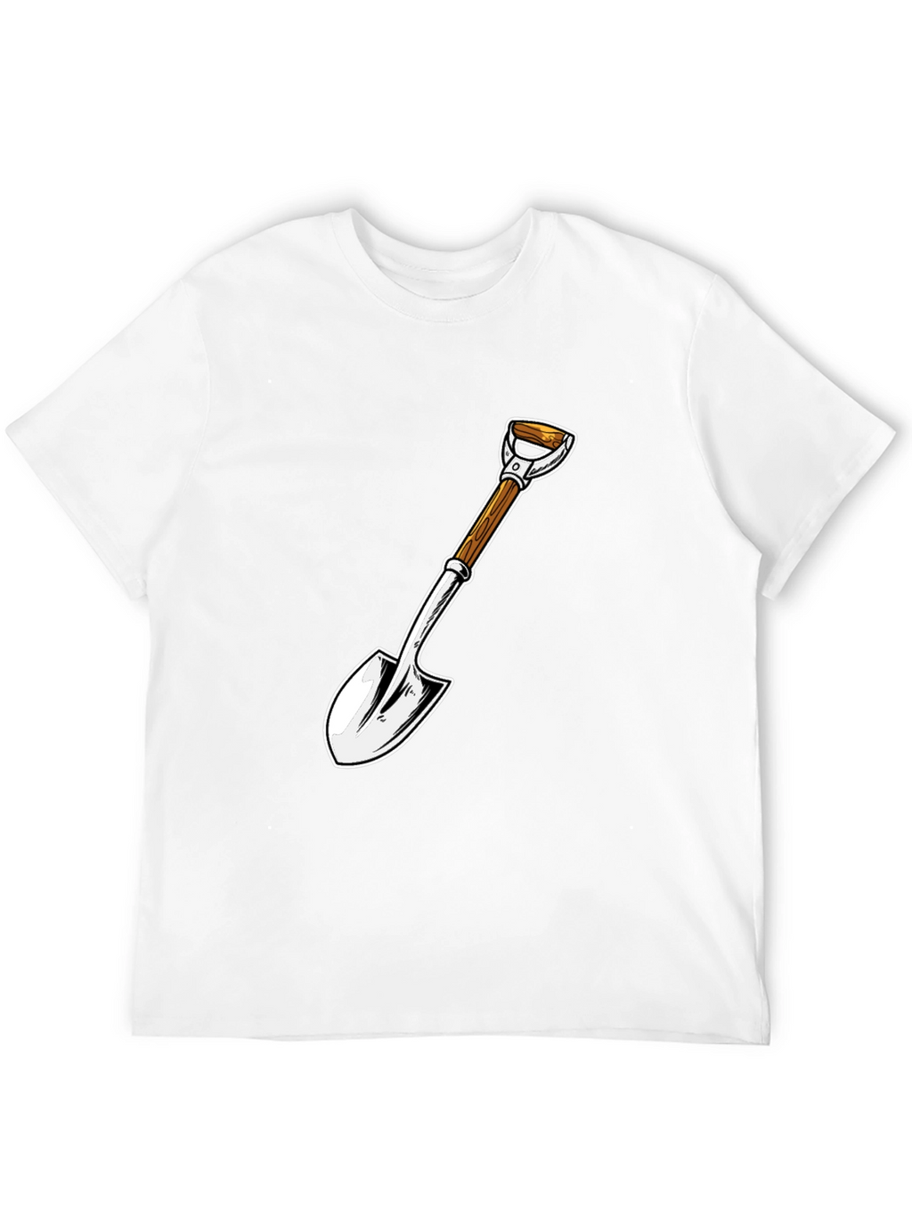 Shovel Graphic Tee - Black Cotton Blend