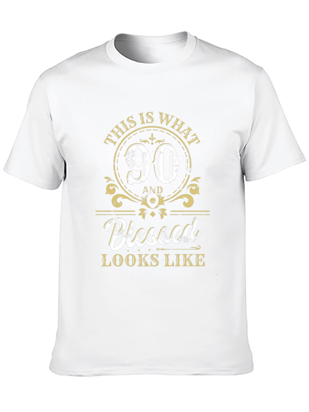 90th Birthday Blessed Graphic T-Shirt
