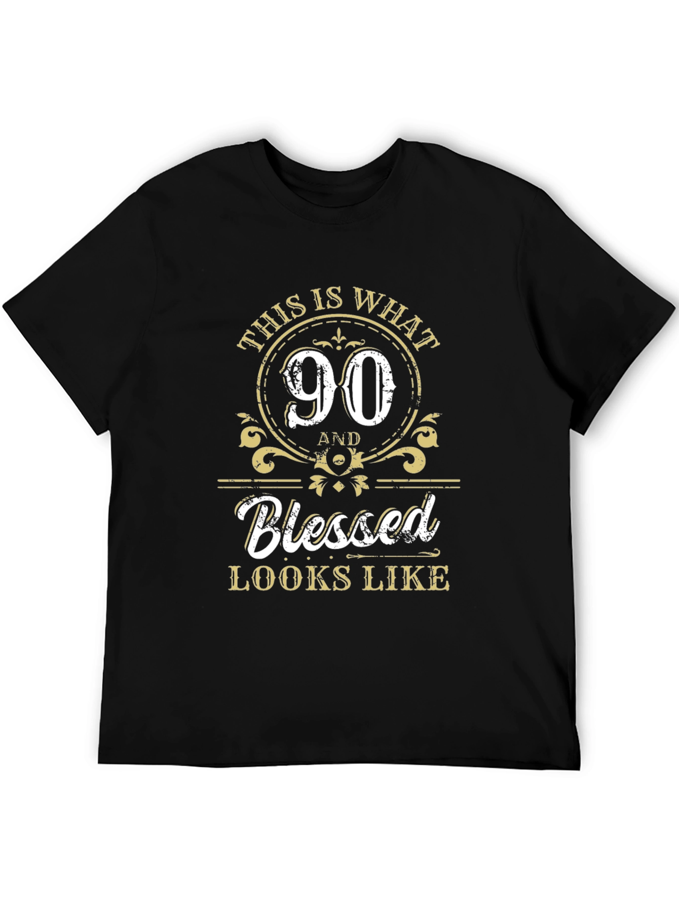 90th Birthday Blessed Graphic T-Shirt