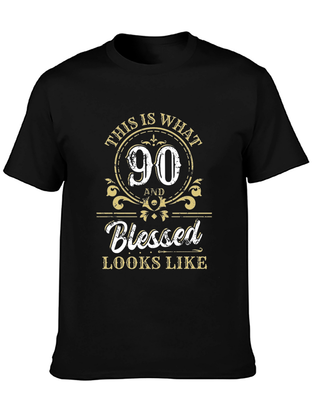 90th Birthday Blessed Graphic T-Shirt