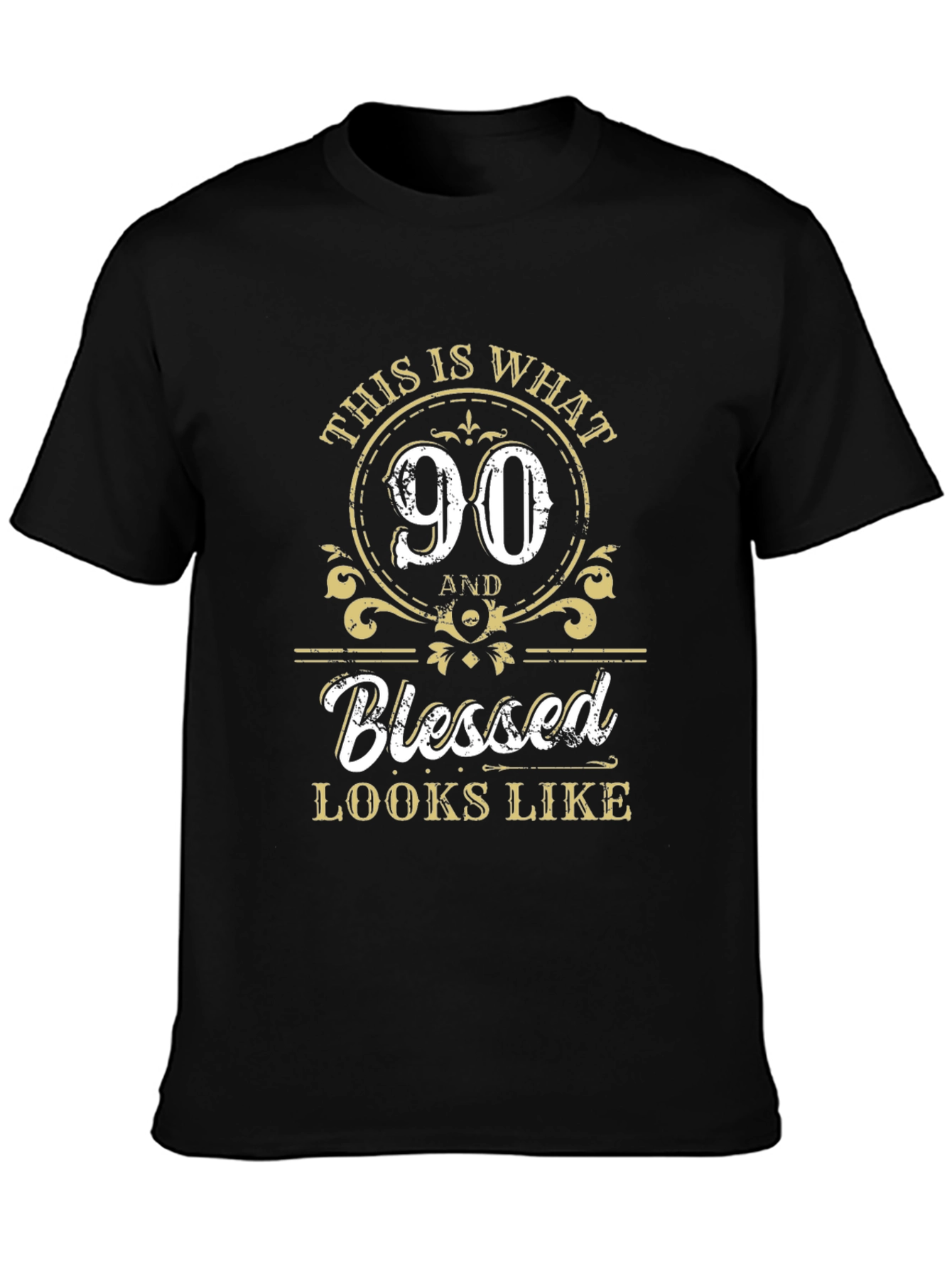 90th Birthday Blessed Graphic T-Shirt