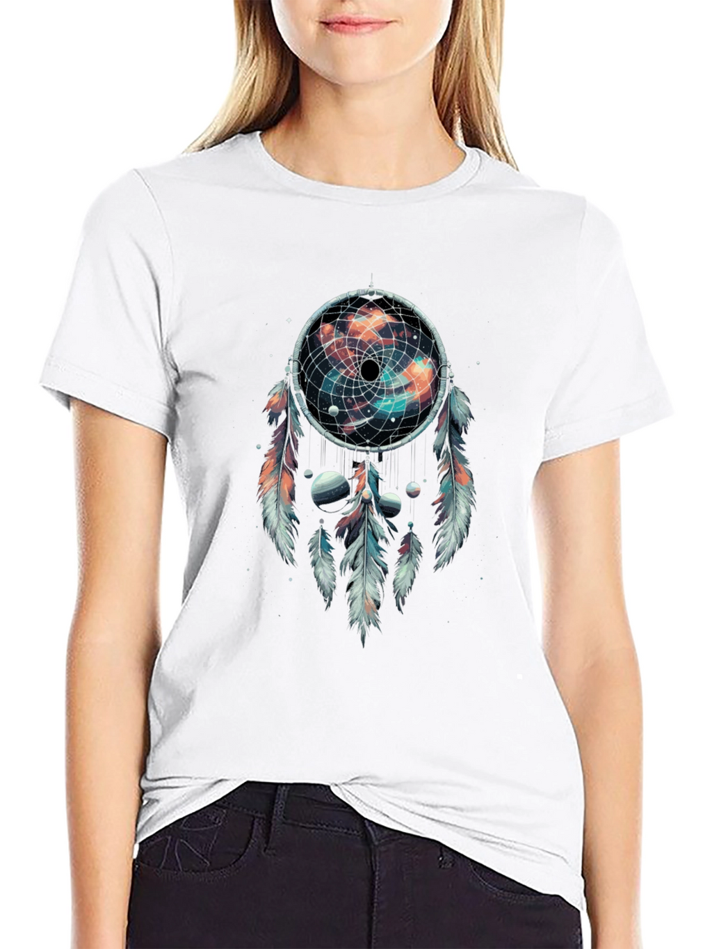 Cosmic Dreamcatcher Graphic T-Shirt