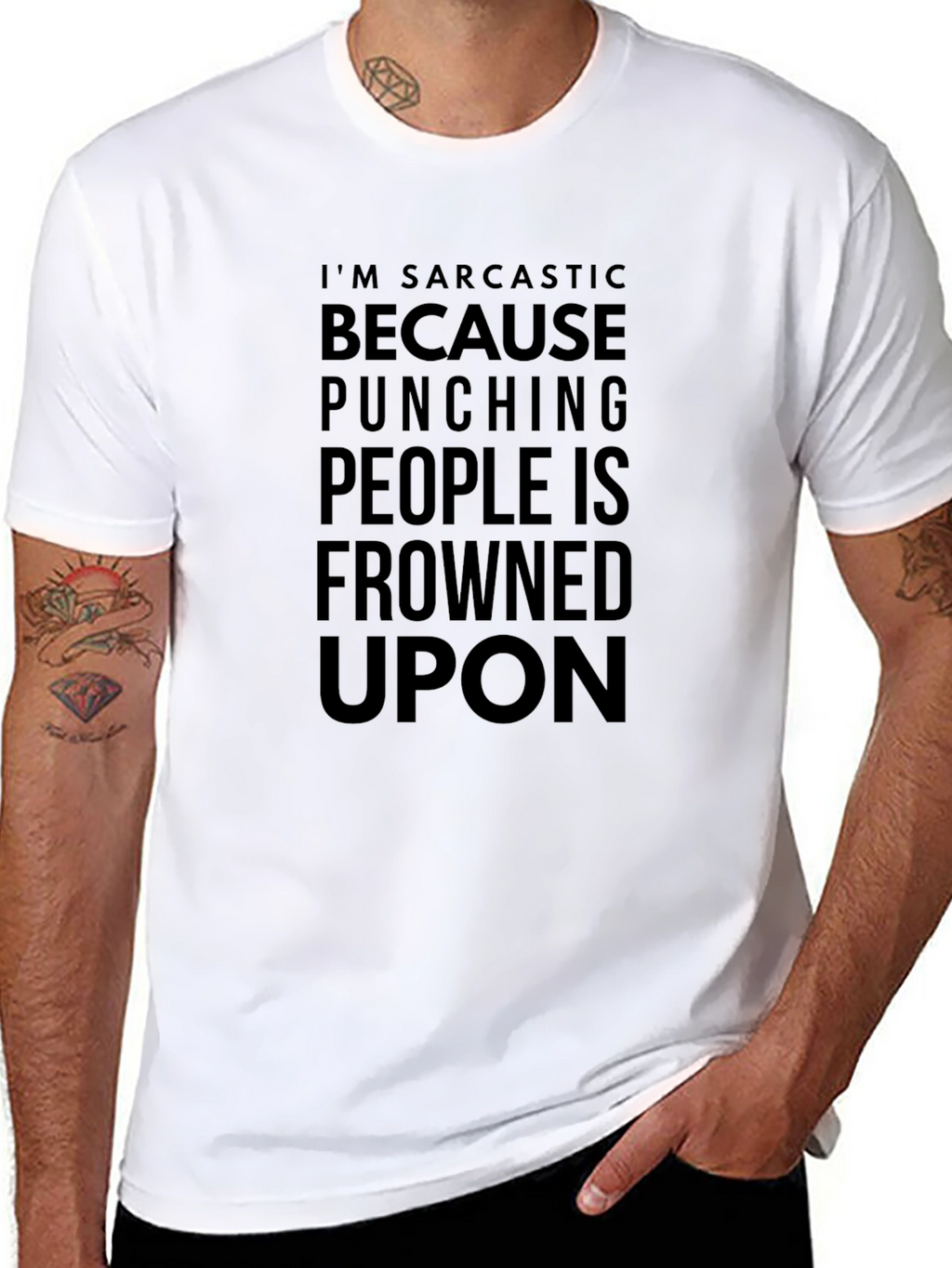 Sarcastic Humor Graphic T-Shirt