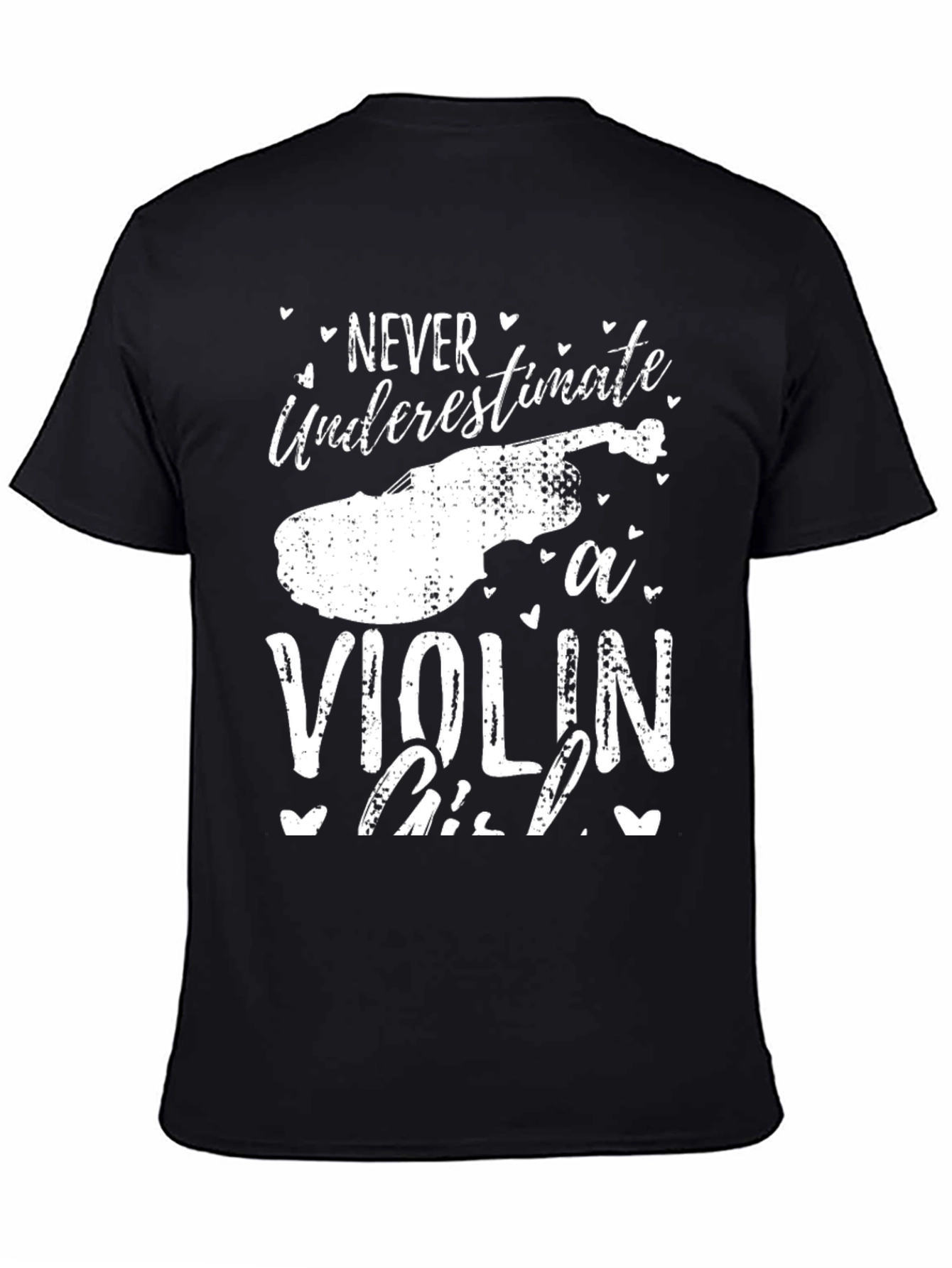 Never Underestimate a Violin Girl T-Shirt