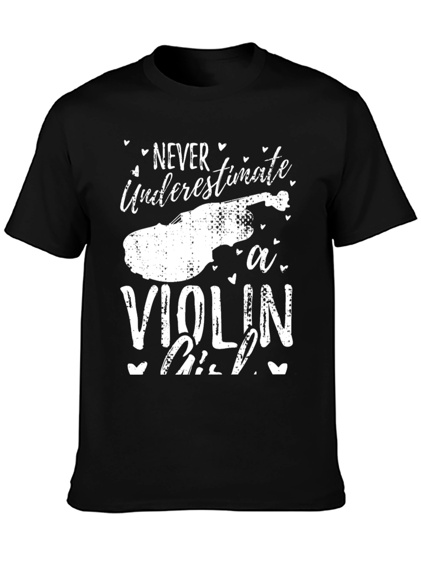 Never Underestimate a Violin Girl T-Shirt