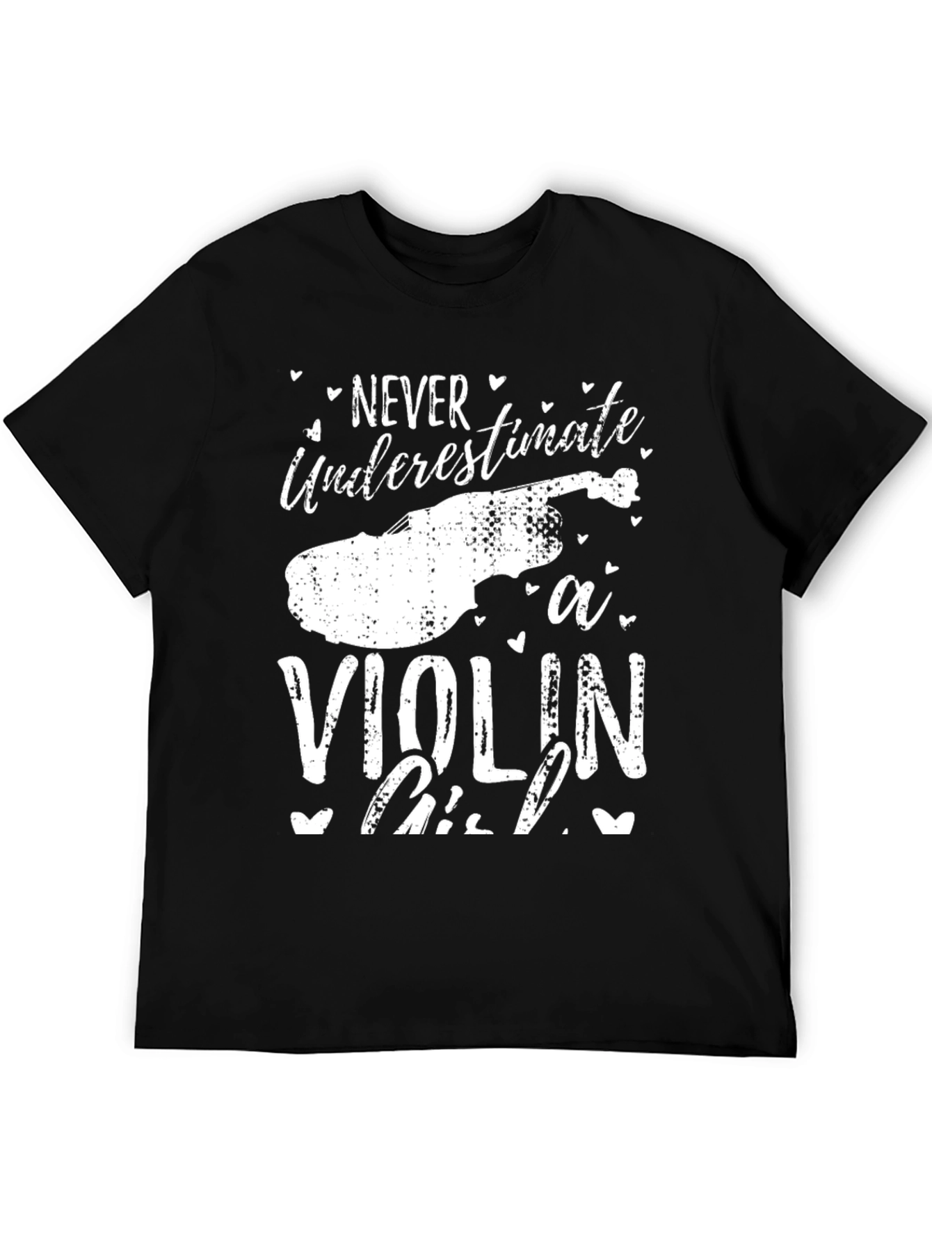 Never Underestimate a Violin Girl T-Shirt