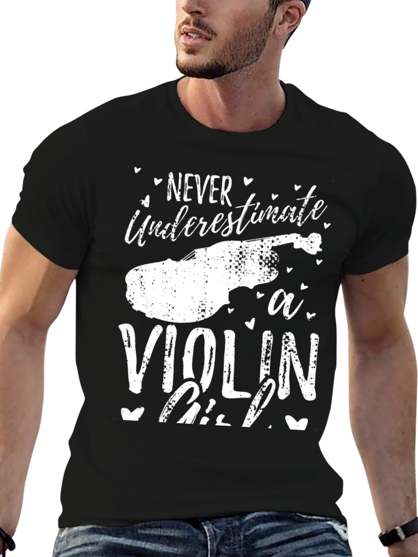 Never Underestimate a Violin Girl T-Shirt