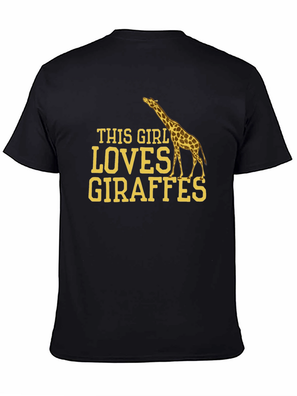 Giraffe Lover T-Shirt - This Girl Loves Giraffes Tee