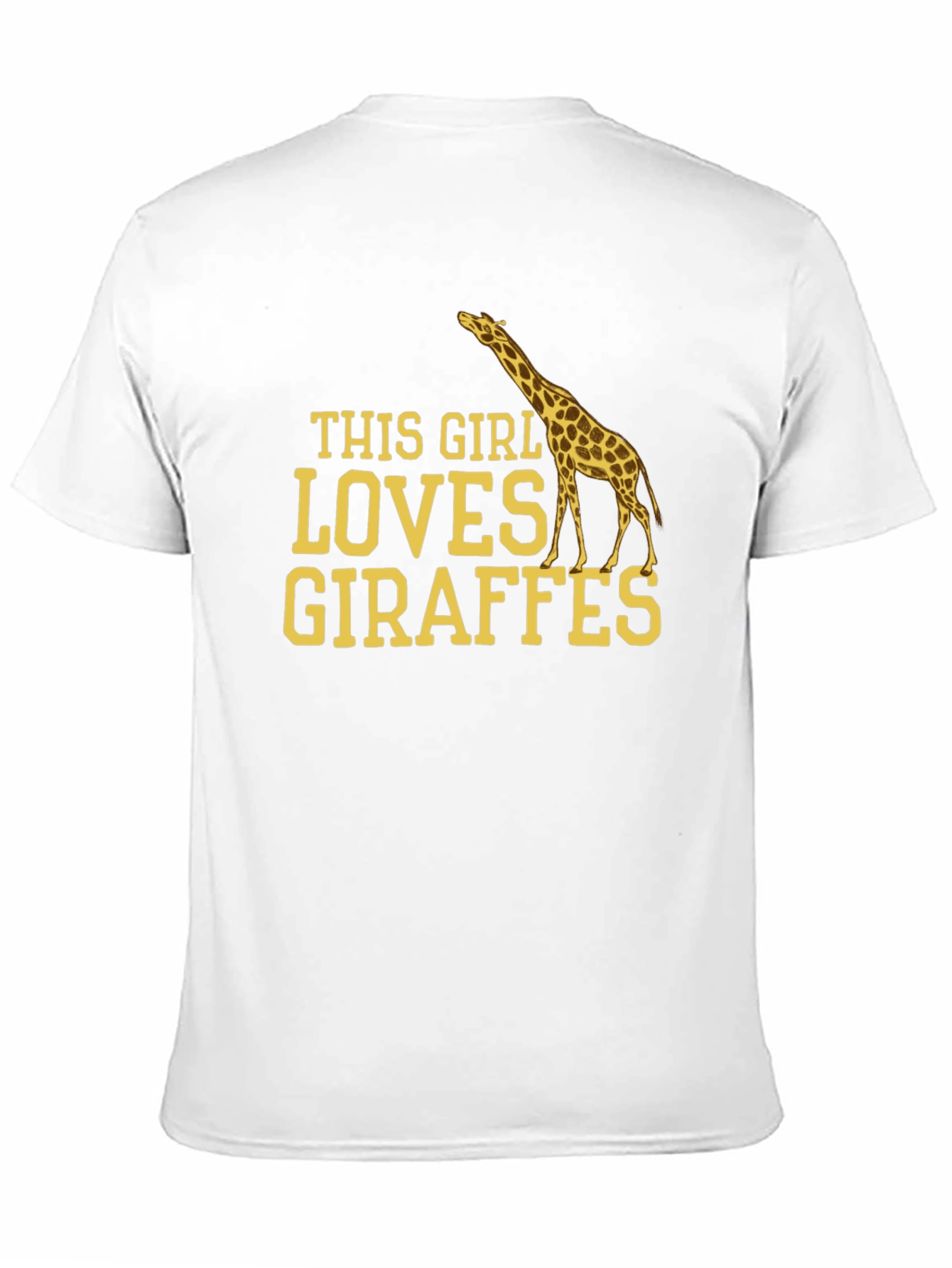 Giraffe Lover T-Shirt - This Girl Loves Giraffes Tee