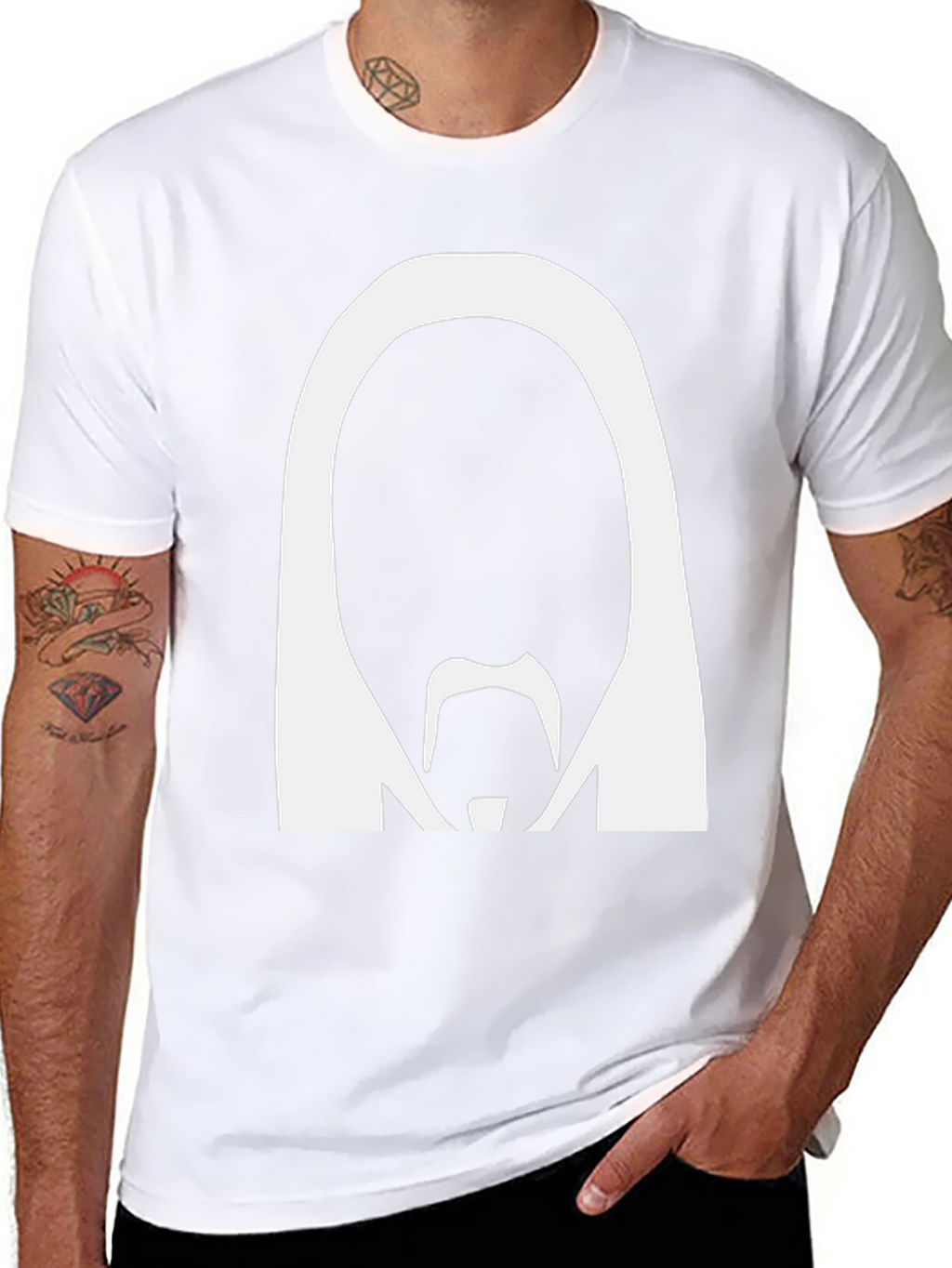 Retro Silhouette Graphic T-Shirt - Classic Black Tee