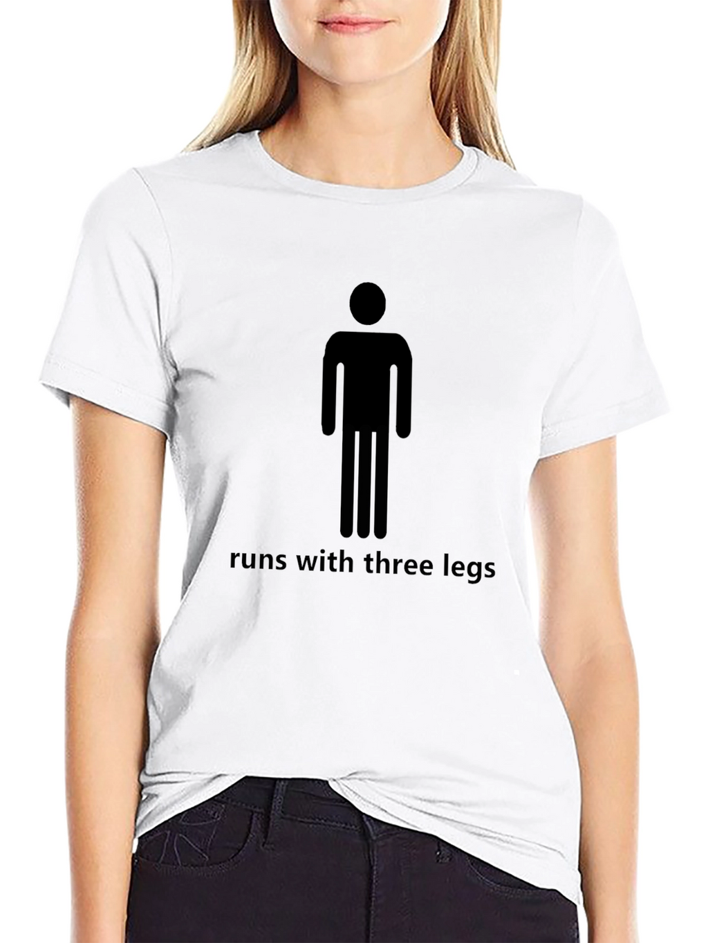 Runs With Three Legs Graphic Tee