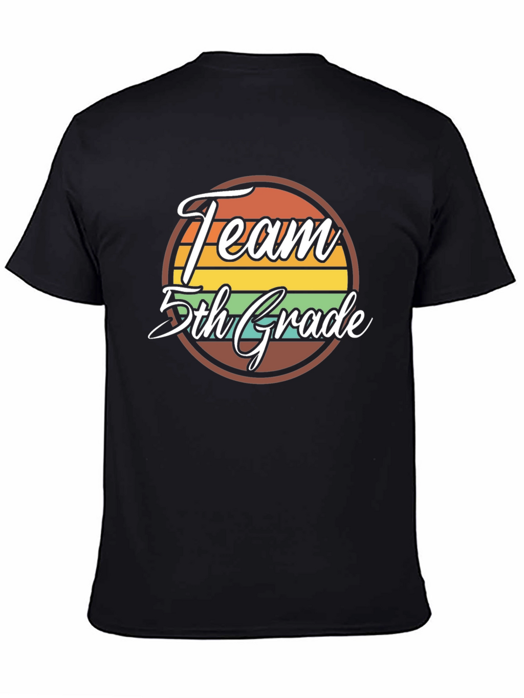 Team 5th Grade Retro Graphic T-Shirt