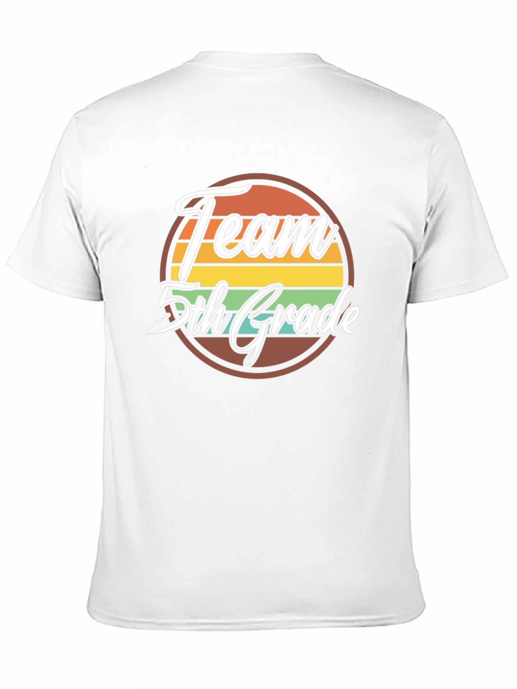 Team 5th Grade Retro Graphic T-Shirt