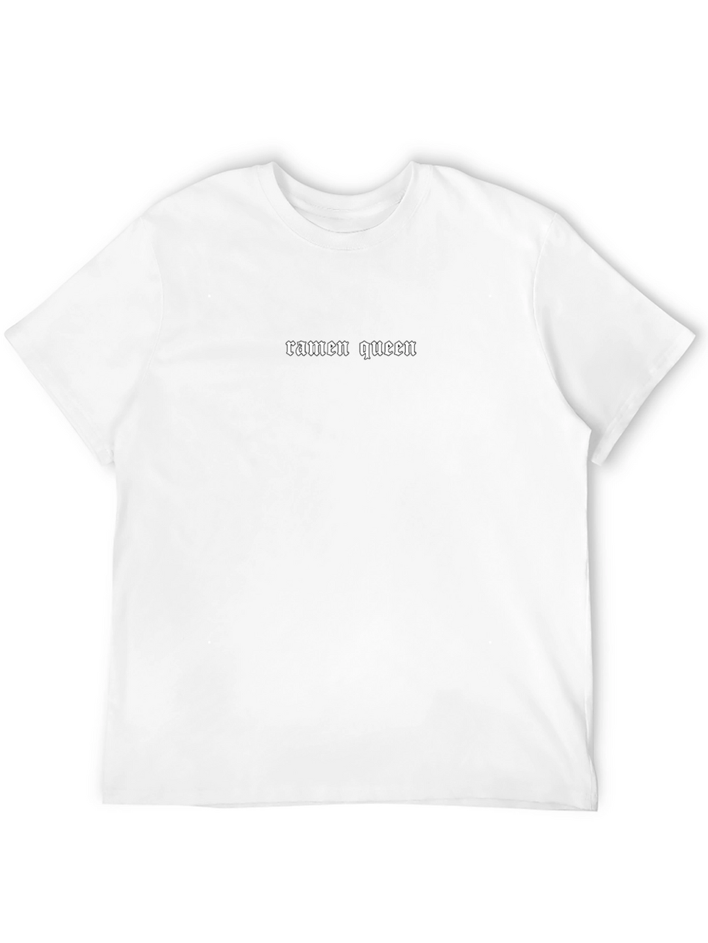 Ramen Queen Graphic Tee - Unisex Black T-Shirt