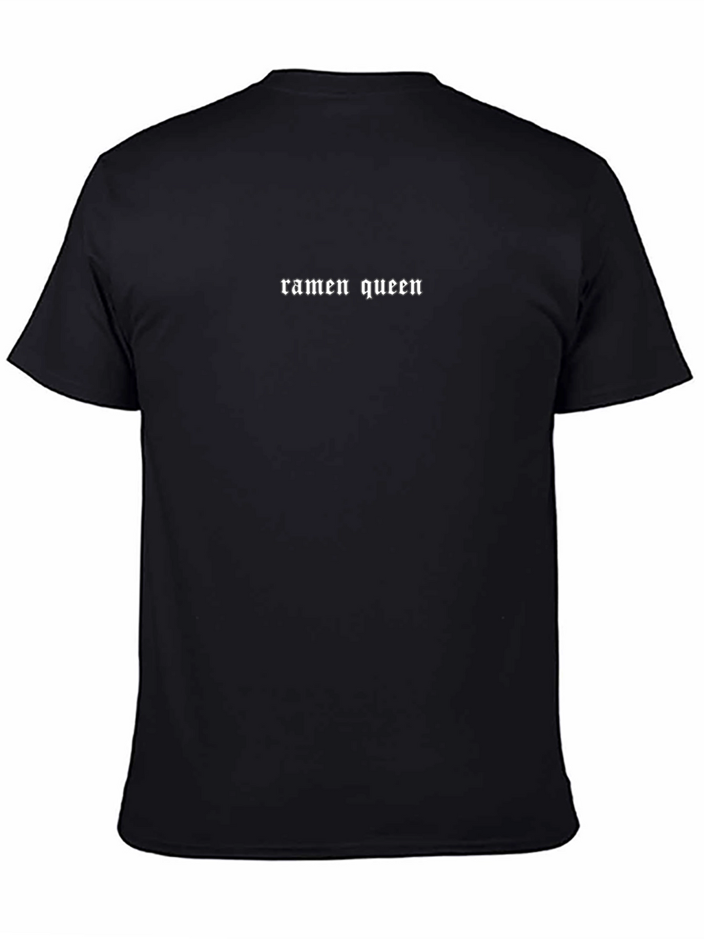 Ramen Queen Graphic Tee - Unisex Black T-Shirt