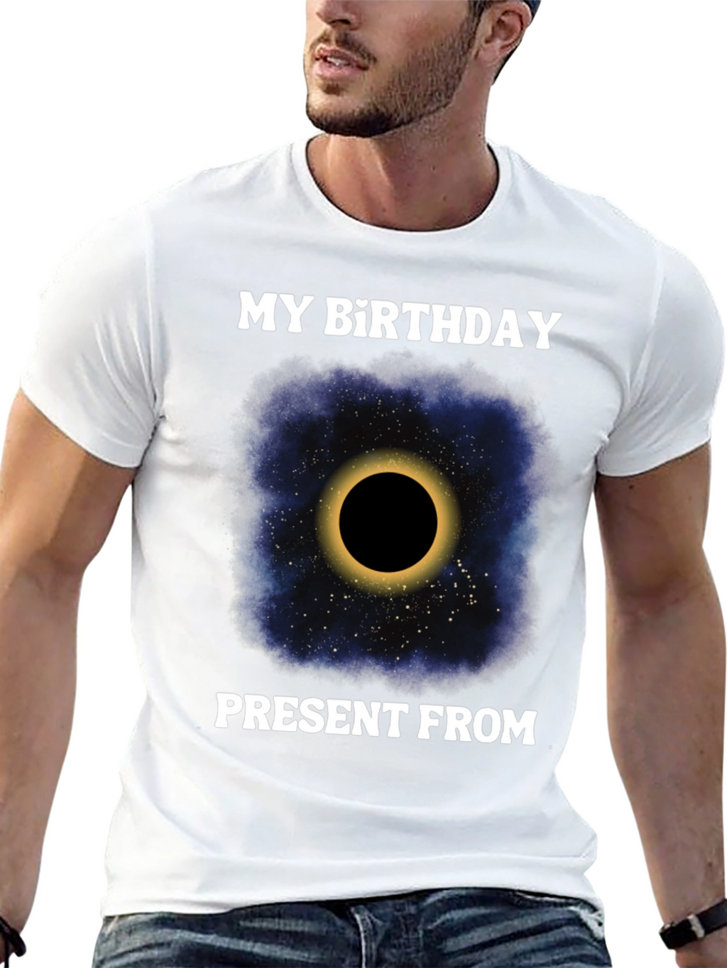 My Birthday Present From Space Galaxy Eclipse T-Shirt