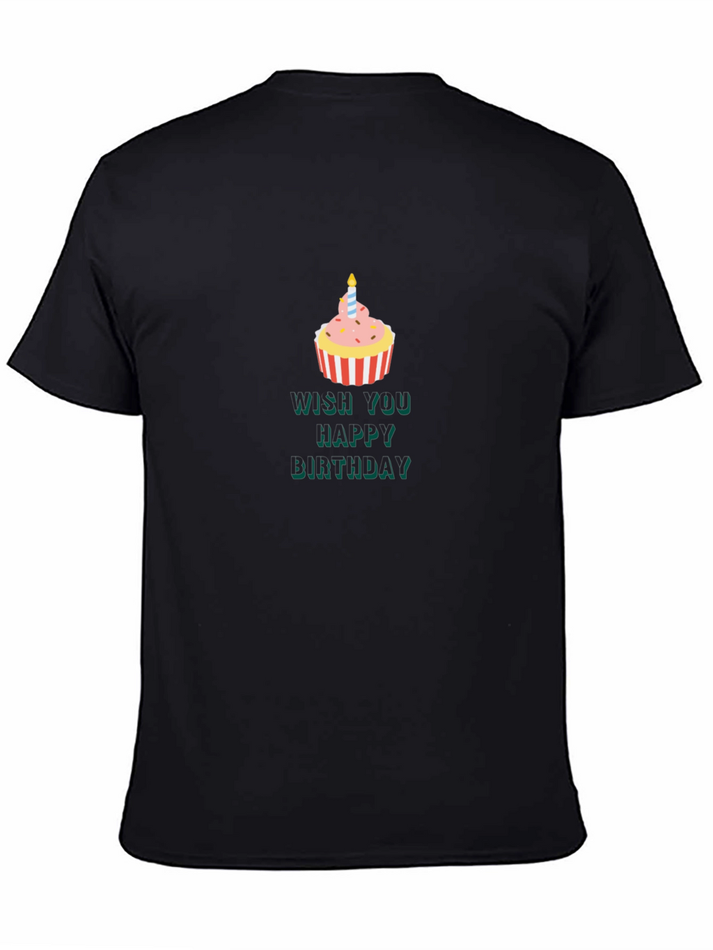 Birthday Cupcake T-Shirt - Wish You Happy Birthday