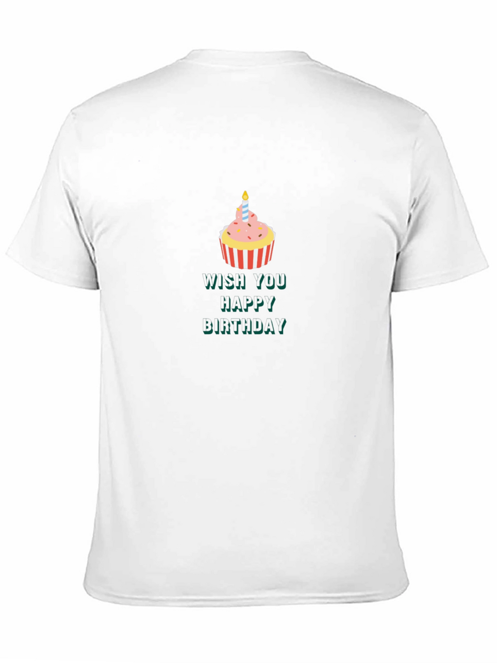 Birthday Cupcake T-Shirt - Wish You Happy Birthday