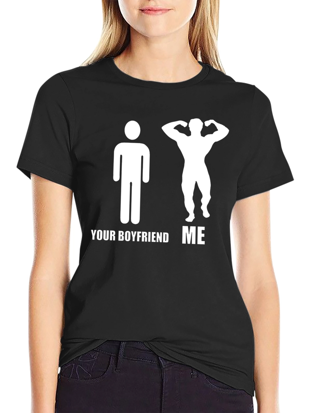 Funny Your Boyfriend ME Graphic T-Shirt