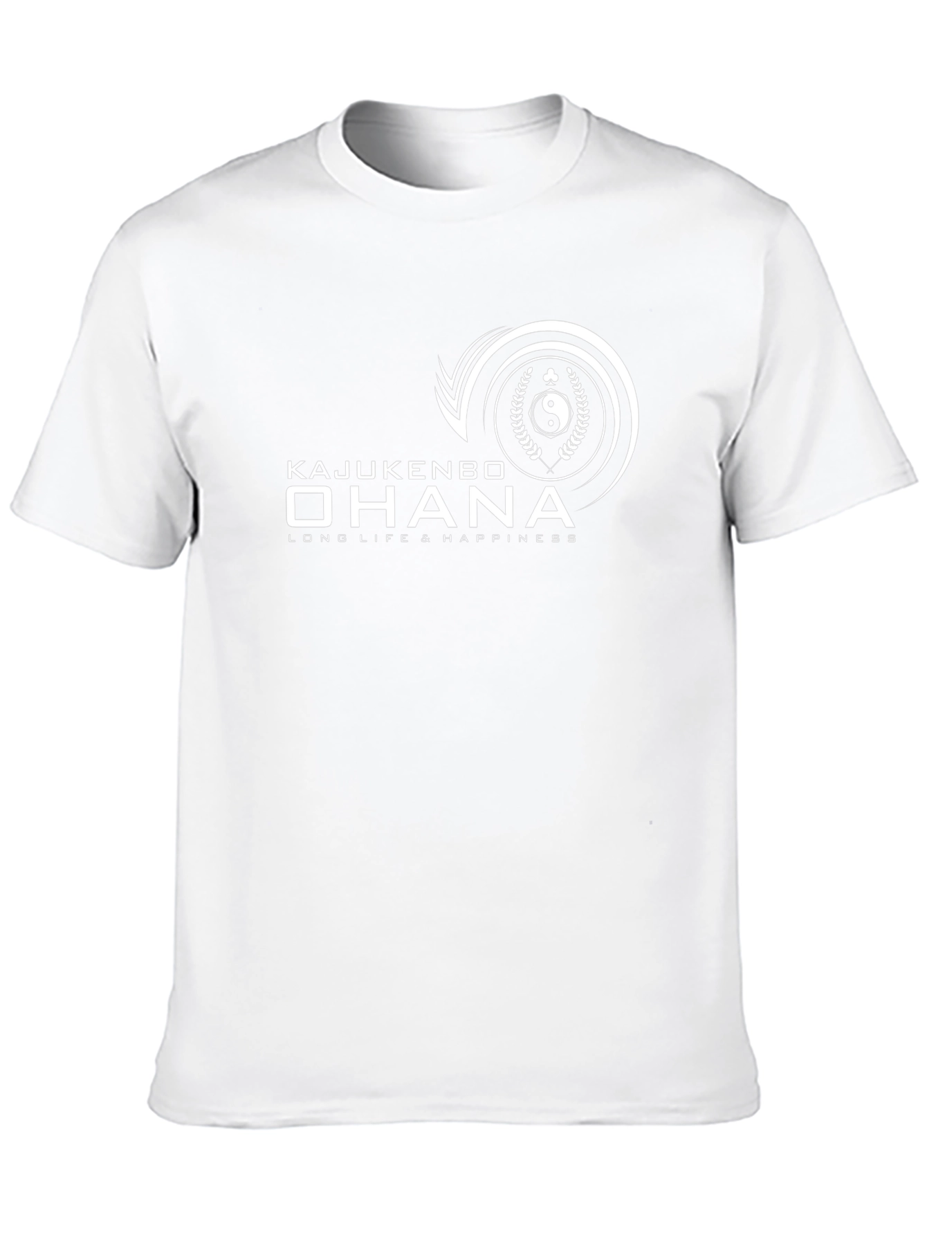 Kajukenbo Ohana Black T-Shirt - Long Life & Happiness