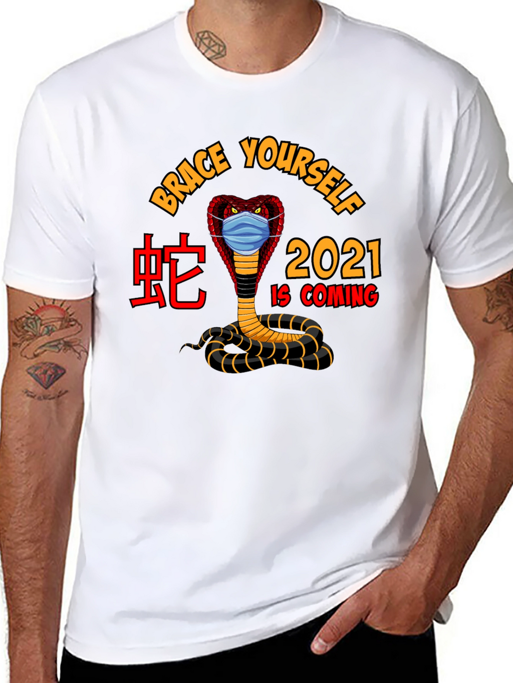 Brace Yourself 2021 Snake T-Shirt