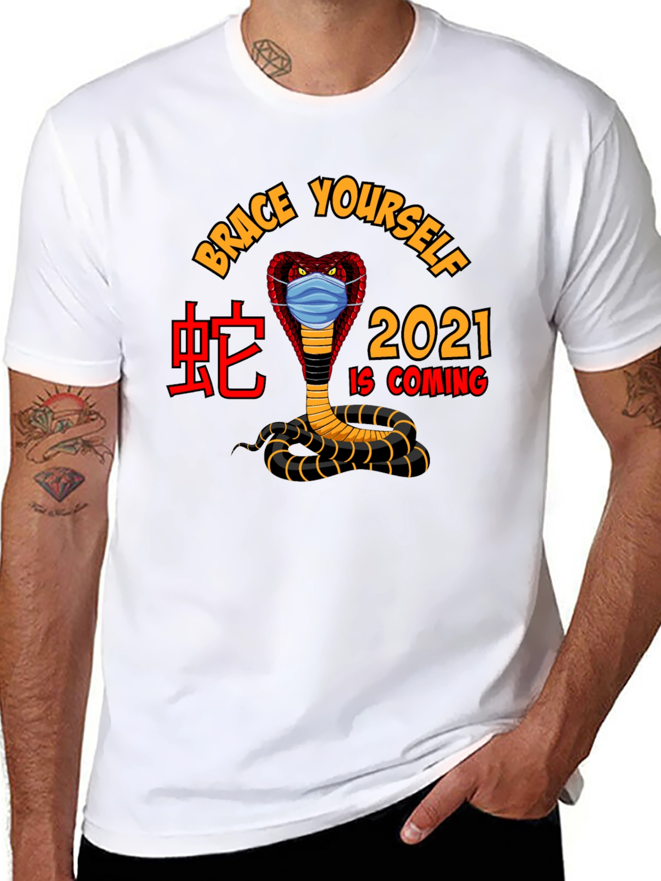 Brace Yourself 2021 Snake T-Shirt