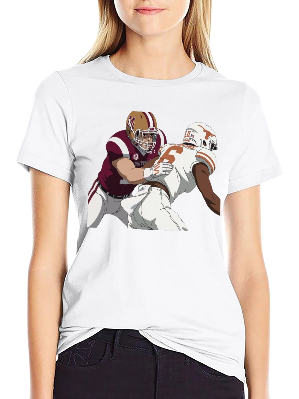 Football Matchup Graphic Tee